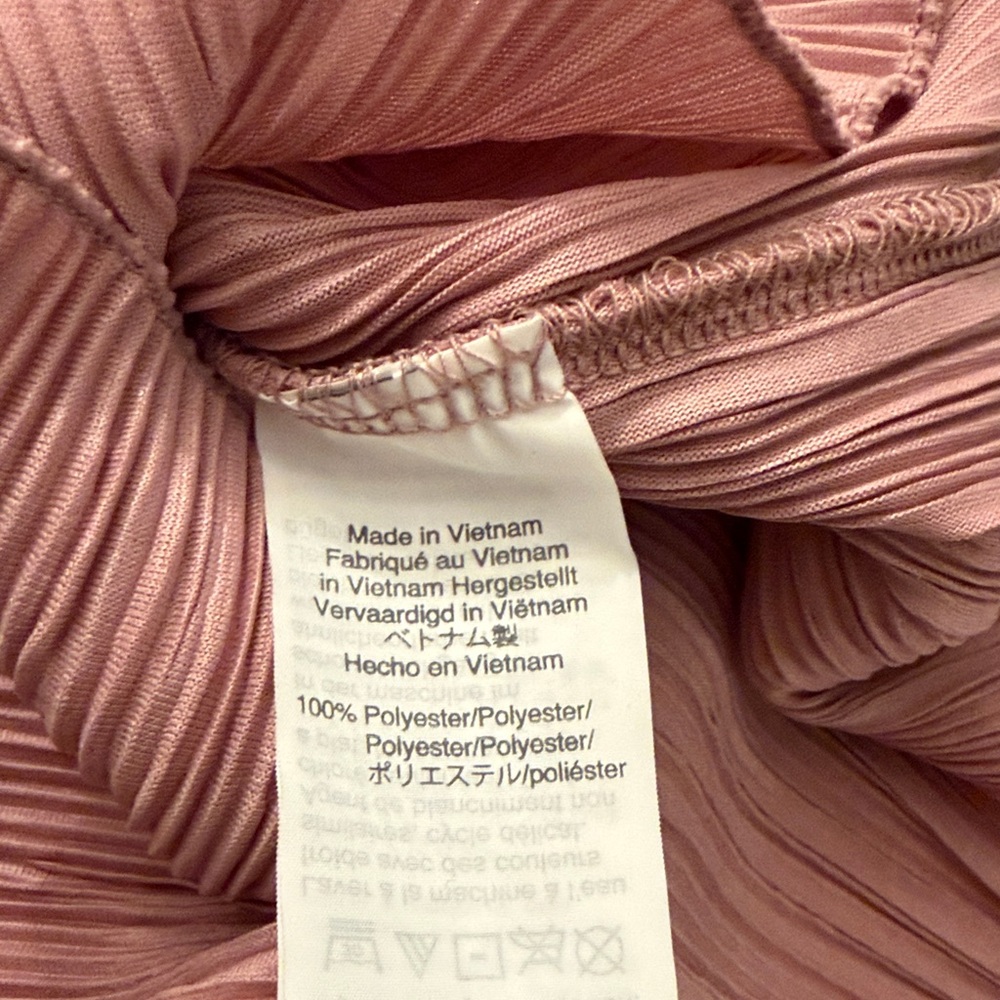 Madewell Pleated Blouse Dusty Rose Sz XS - Picture 2 of 2